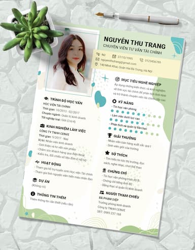 CV tư vấn tài chính số 3