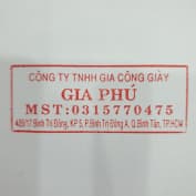 Công Ty Tnhh Gia Công Giày Gia Phú