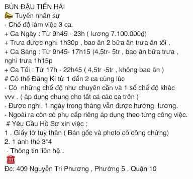 lĩnh vực hoạt động